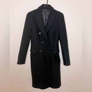 Zara wool blend fitted coat